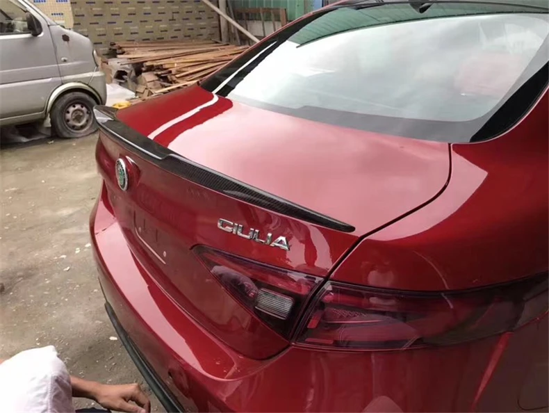 Спойлер из углеродного волокна для Alfa Romeo Giulia 2016 2017 2018 2019 высококачественные