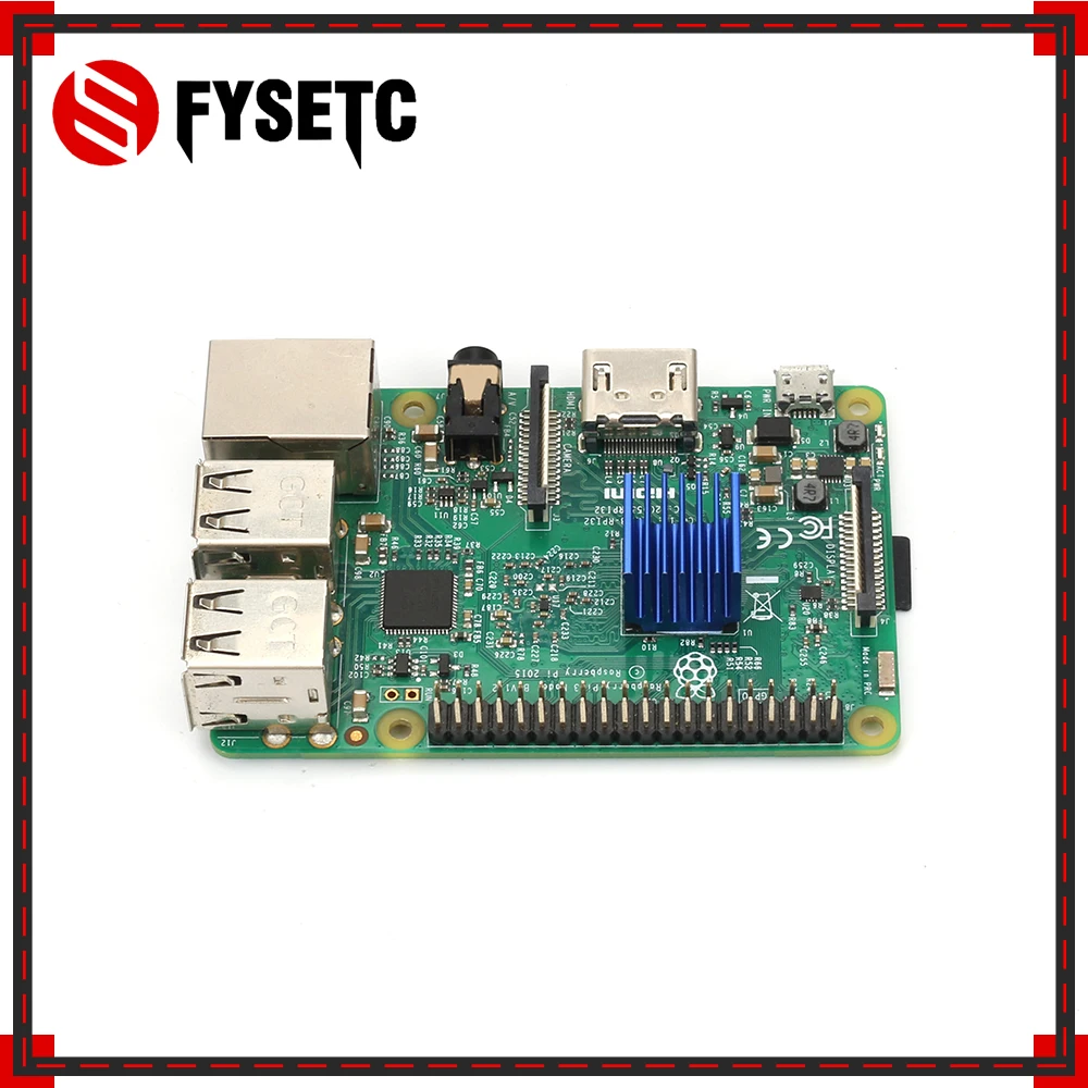 4 шт. синий Raspberry Pi радиаторы кулер Алюминий 15*14*13 мм с клеящим материалом для