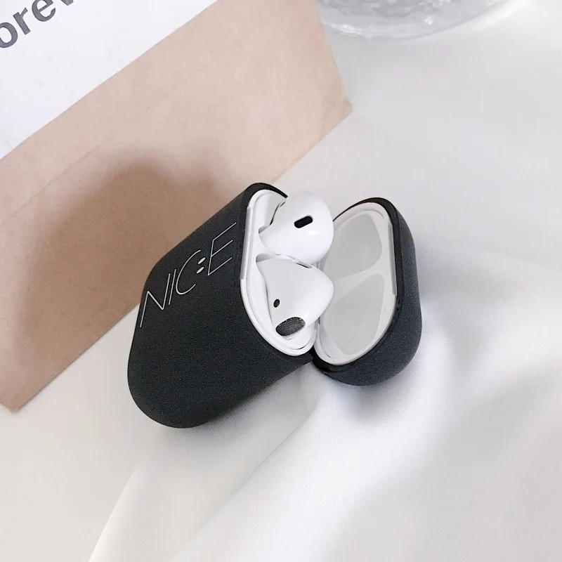 Жесткий чехол с милым мультяшным рисунком для Apple AirPods, чехол, беспроводные Bluetooth наушники, защитная крышка, аксессуары для Air Pods, зарядная коробка