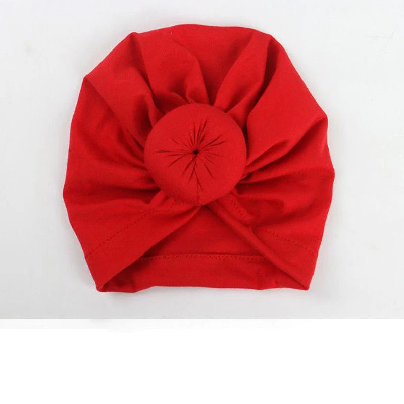 Шапка-тюрбан карамельного цвета для маленьких девочек 1 шт. шапки с ушками