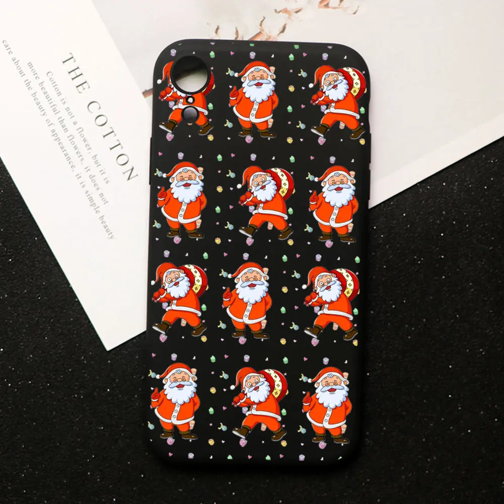 Год Рождественские подарки Лось снег милый чехол для телефона для iphone 11 PRO MAX 7 6 6s 8 Plus 5 5S se XR X XS MAX Мягкий ТПУ силиконовый чехол