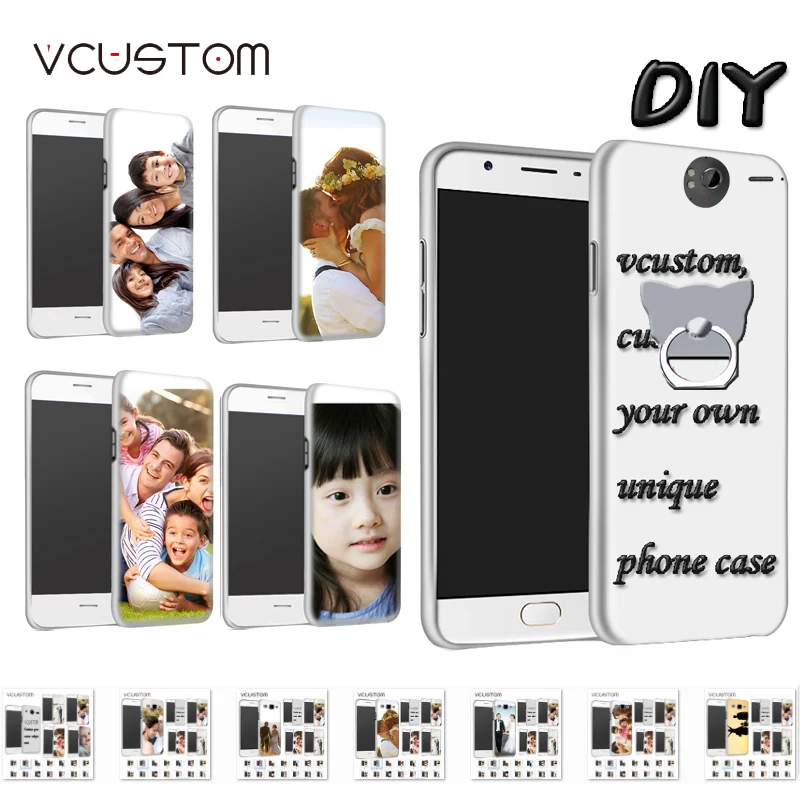 Vcustom кольцо держатель DIY пользовательских высокий ясный логотип текст печати