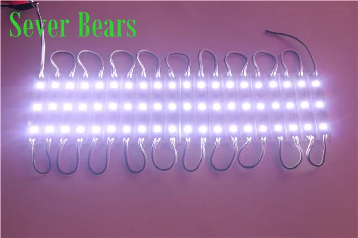 20 шт. 5050 SMD 3LED s светодиодный модуль белый/теплый белый/красный/зеленый/синий