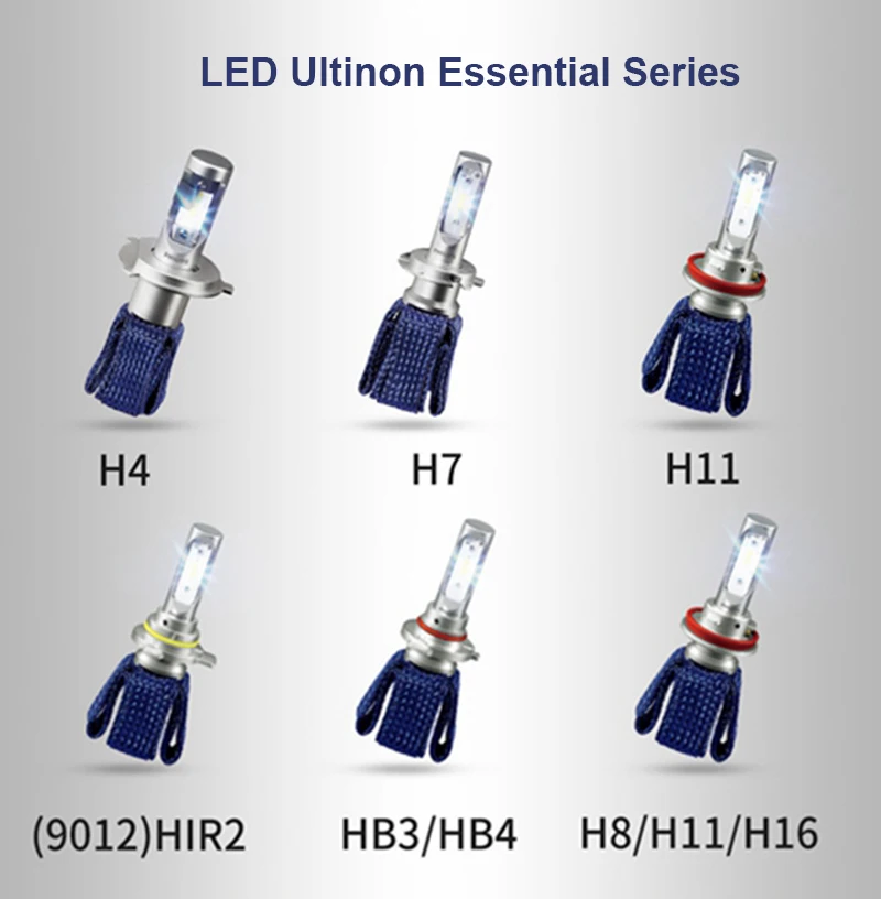 Оригинальный светодиодный светильник Philips Ultinon Essential H4 9003 дальний/ближний свет 6000