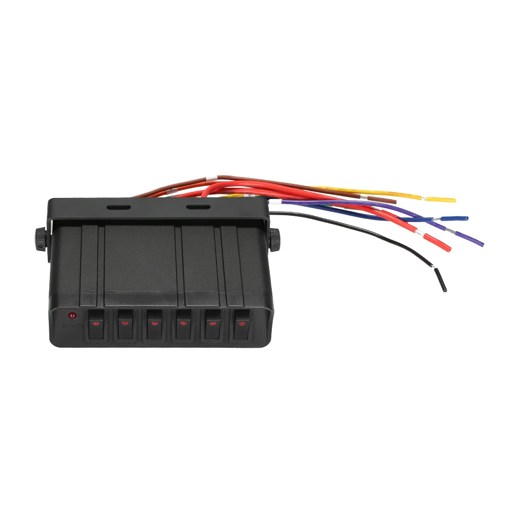 80-Amp коробка включения/выключения контроллер 20A переключателей 12 В SPST 4/6-Gang