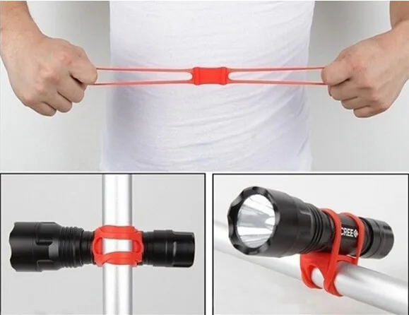 LEO велосипедные фары на руль силиконовый ремешок для велосипеда держатель