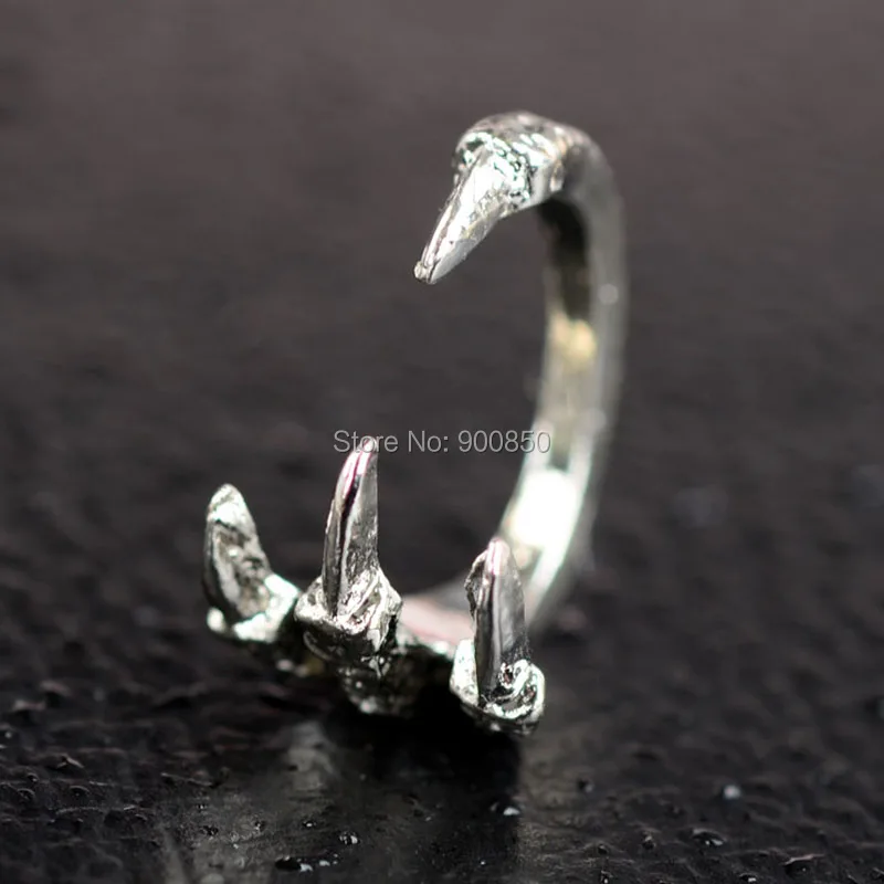 1 шт. Новые Модные Винтажные кольца в стиле панк Ретро Простой полый цветок