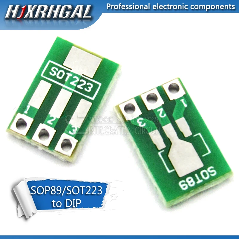 

1pcs SOT89 SOT223 to DIP PCB Transfer Board DIP Pin Board Pitch Adapter keysets hjxrhgal