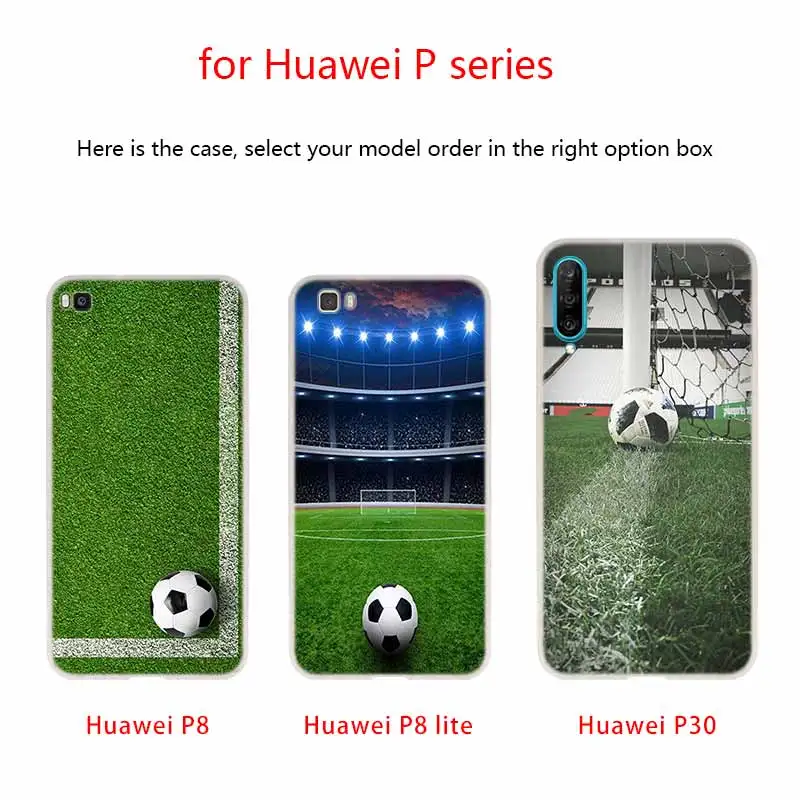 Green stadium Silicone Coque Soft Case For Huawei P50 P40 P10 P20 P30 Lite Pro P Smart Z 2020 2019 Cover | Мобильные телефоны и
