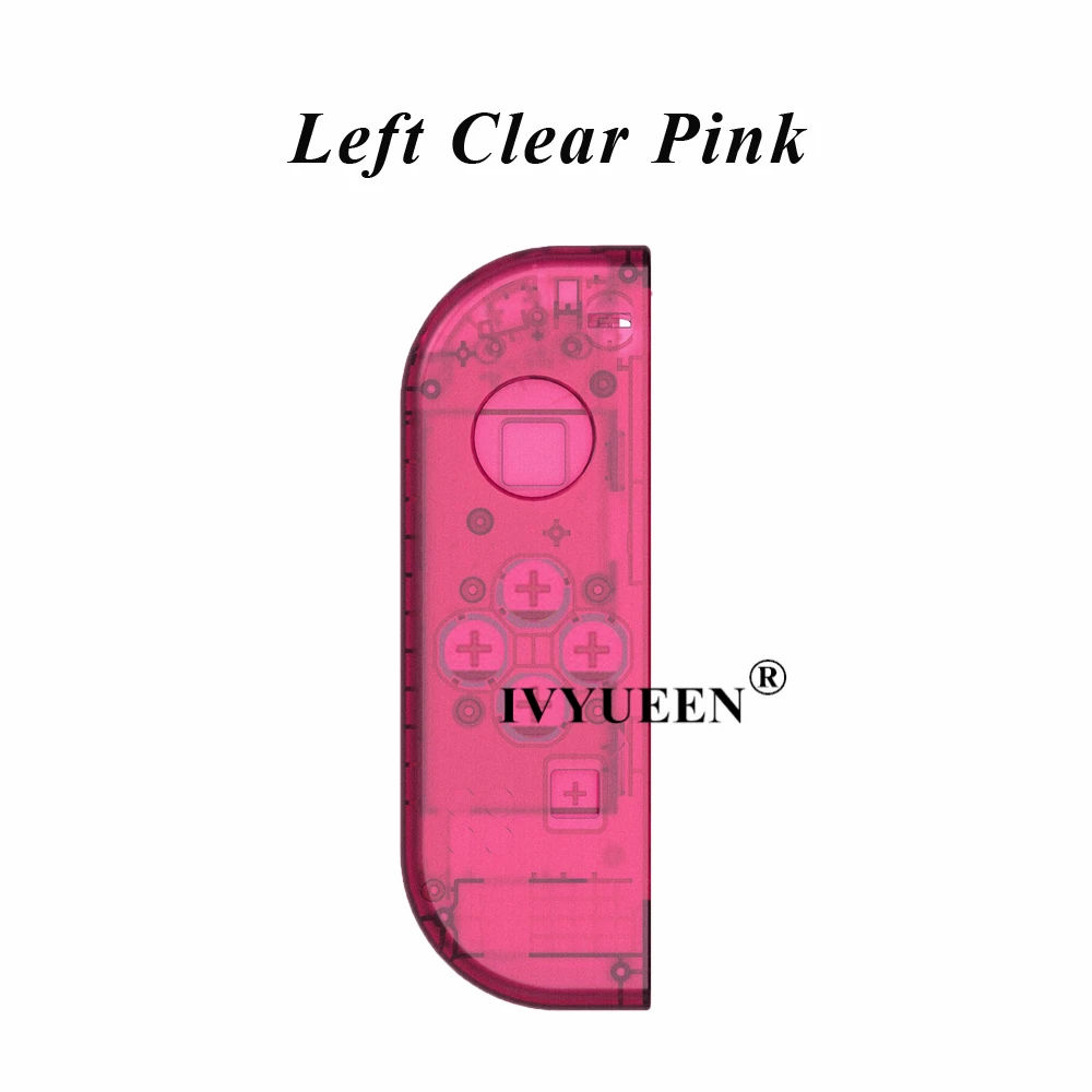 IVYUEEN для Joy-con прозрачный корпус для Kind Switch NS JoyCon контроллер DIY замена корпуса оболочка правый левый чехол