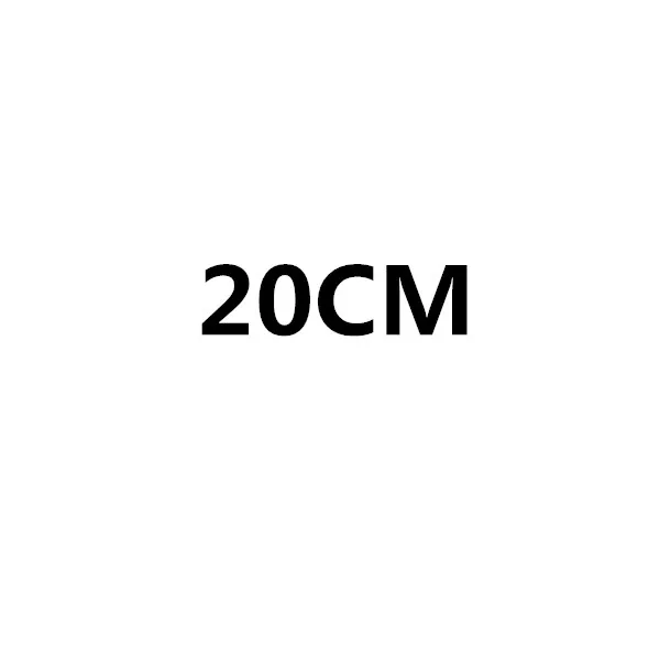 20 шт./лот, белые кисти для макияжа, защитные кисти для макияжа, защитные накладки, защитные накладки, защита от пыли - Handle Color: 20cm