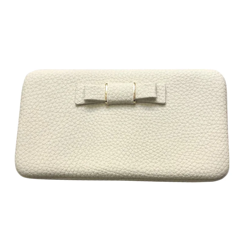 Beige Кошелек, женский, известный бренд, длинный, кожзам, для монет, кошельки, для карт, для мобильного телефона, карман, подарки для женщин, сумка для денег, клатч Z50 - Цвет: Beige