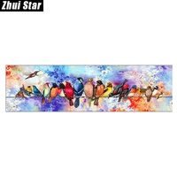 zhui star full square drill 5d diy diamond painting cartoon birds 3d embroidery set cross stitch mosaic decor gift vip