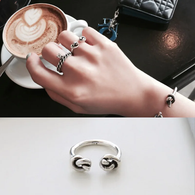 Женское кольцо с луком Bijoux винтажные большие Регулируемые кольца роскошные