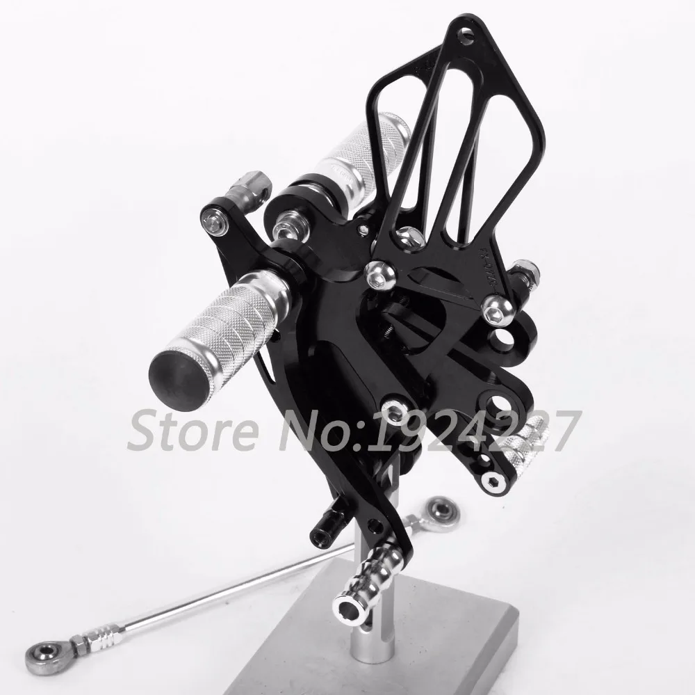 8 видов цветов CNC Rearsets для Kawasaki ZX6R ZX636 ZX 6R 636 2009 2012 2011 2010 2013 мотоциклетные