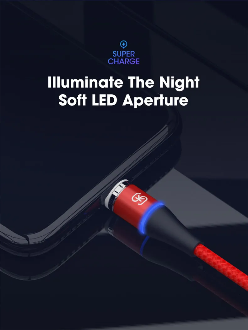 Магнитные телефонные кабели для micro usb type c для iphone huawei Mobile 5A 3A супер быстрая зарядка QC 4,0 3 в 1 SIKAI Reversible
