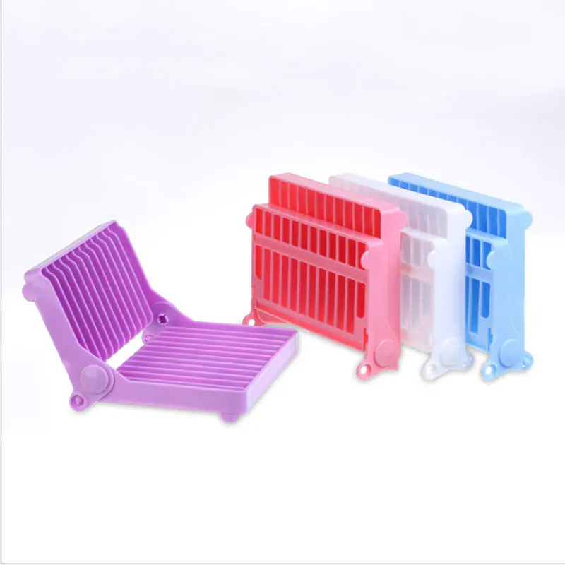 Четыре цвета кухонное складное блюдо сушилка для тарелок Органайзер пластиковый