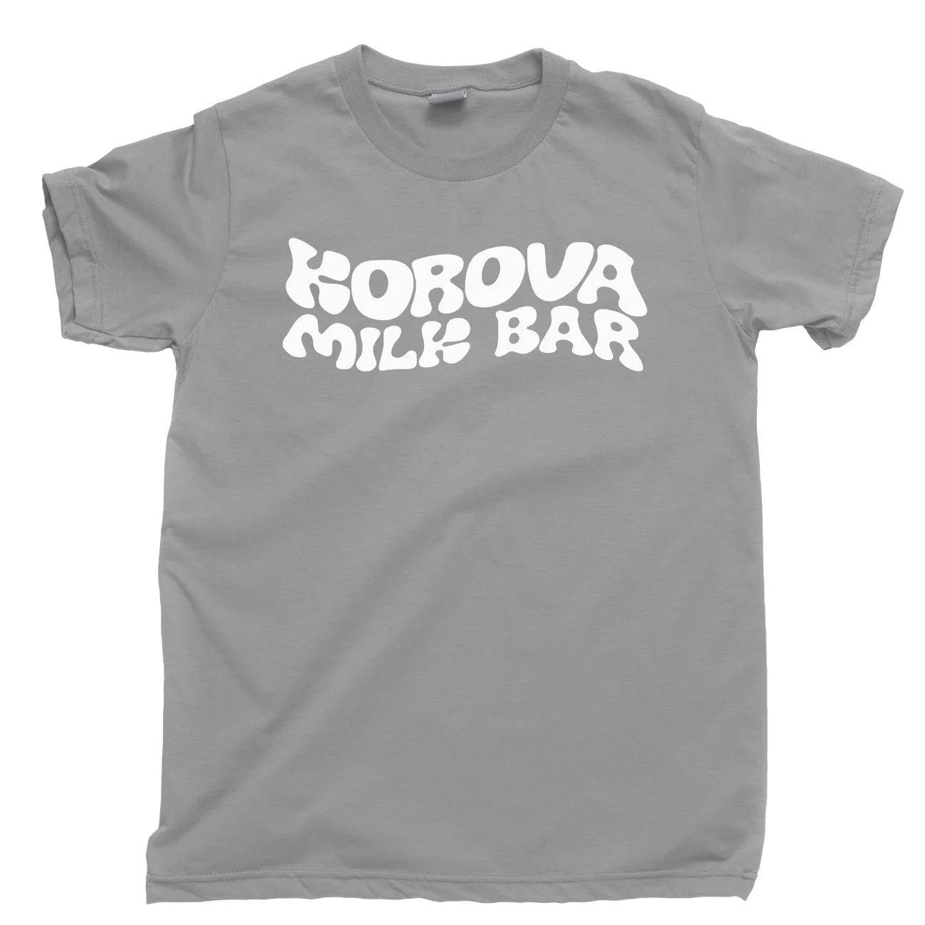Мужская футболка с часами Korova Milk Bar оранжевая со Стэнли Кубриком молоко плюс