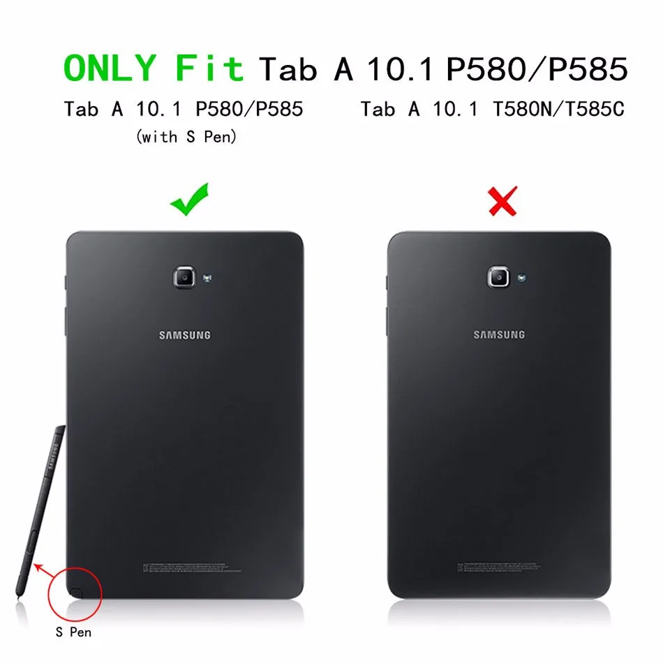 Чехол накладка из ТПУ для Samsung Galaxy Tab A A6 10 1 2016 P580 P585 S pen version мягкий силиконовый