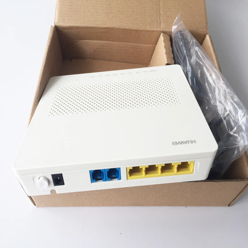 100% оригинальный новый HG8240 GPON ONU 4 Ethernet LAN порт + 2 голосовых кастрюли английская