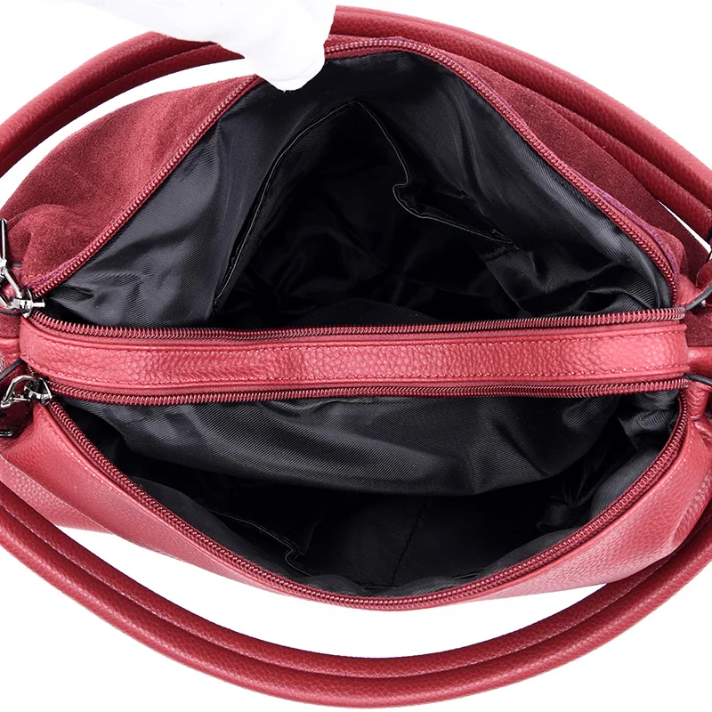 Хит продаж Женская замшевая Кожаная Сумка Хобо дизайнерская женская