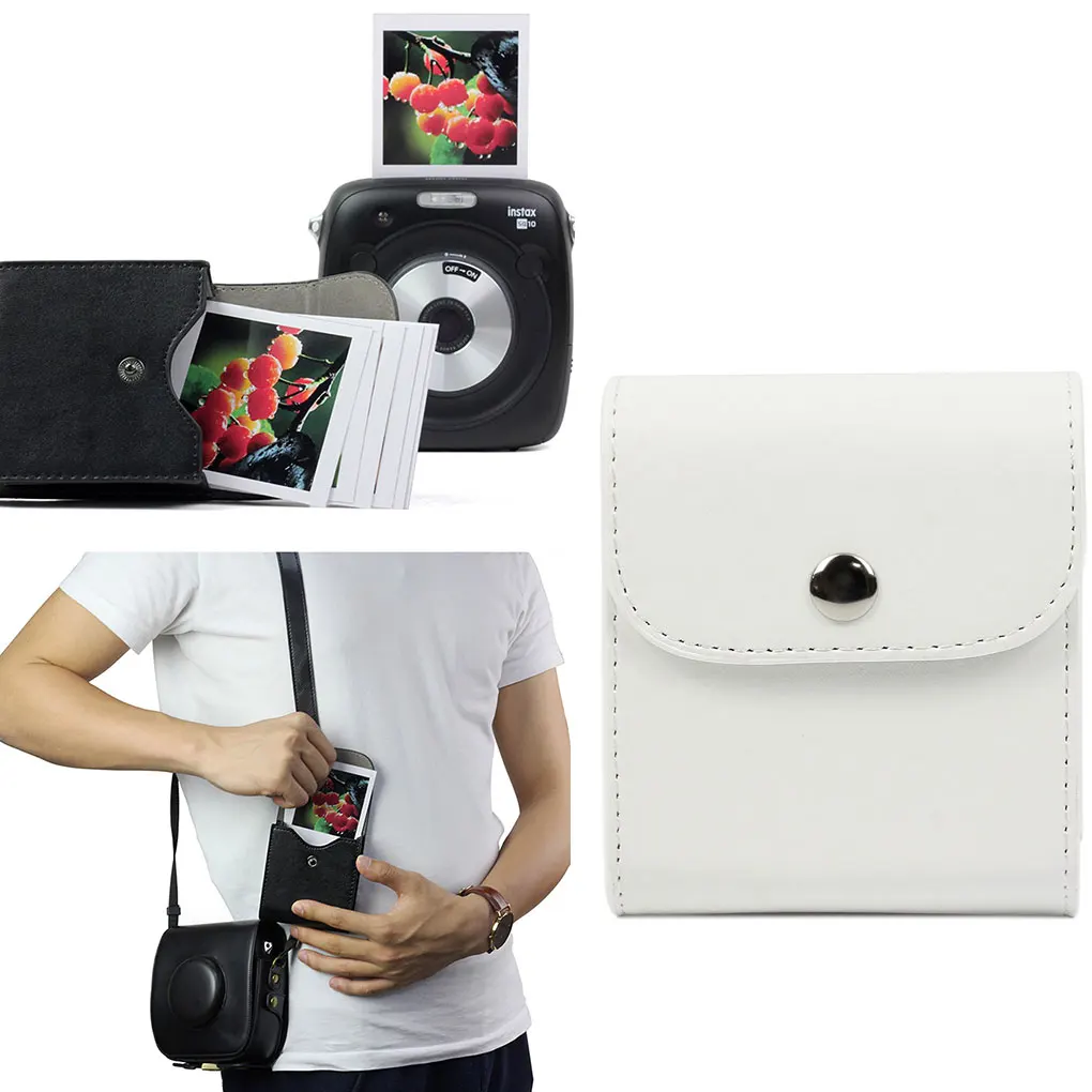 Квадратный камера фото простыни сумка для хранения Кожаный чехол Замена Instax SQ20/SQ10/SQ6/SP-3
