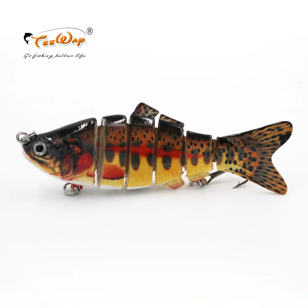 

Новый продукт рыболовная приманка 6 сегментов Swimbait Crankbait тяжелая приманка медленная 17 г 10 см рыболовный крючок Рыболовные снасти FL6-S05