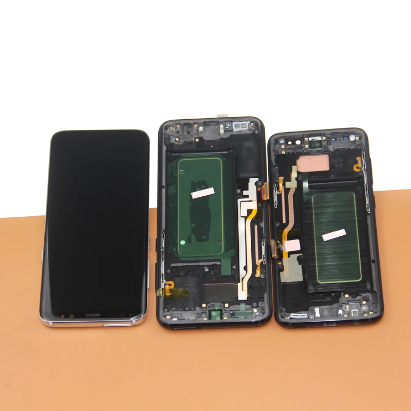 Супер AMOLED для samsung Galaxy s8 G950F G950A G950FD ЖК дисплей с сенсорным дигитайзером в сборе +