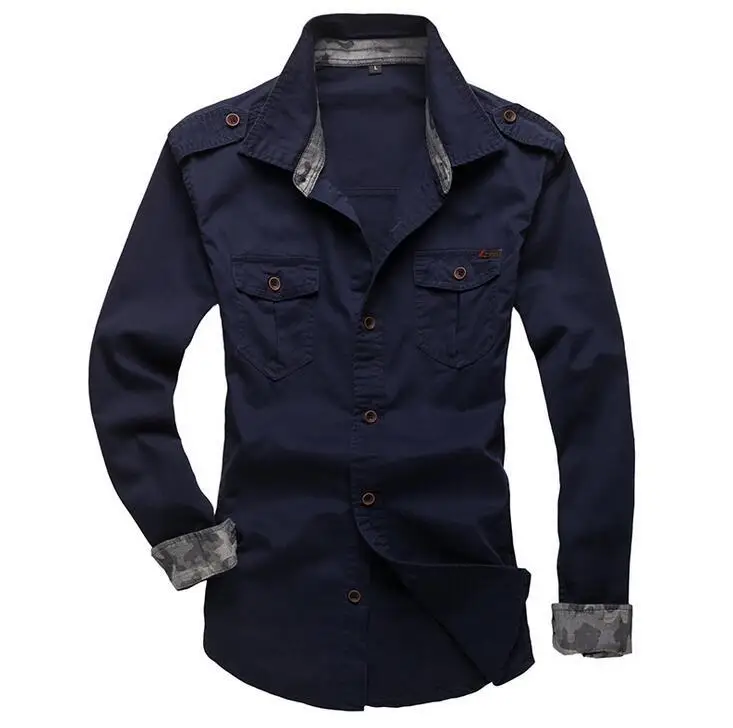 #4701 2021 Весна размера плюс M-5XL мужские рубашки с длинным рукавом Slim Fit Повседневная