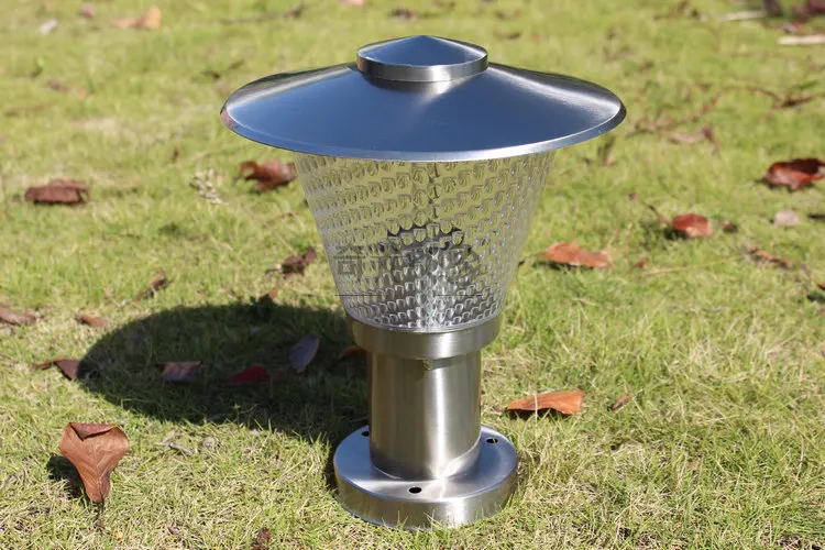 

Stainless Steel LED Garden Column Lights Outdoor Waterproof Garden Goalpost Lamps Pillar Lamp Post E27 LED Landscape Lighting