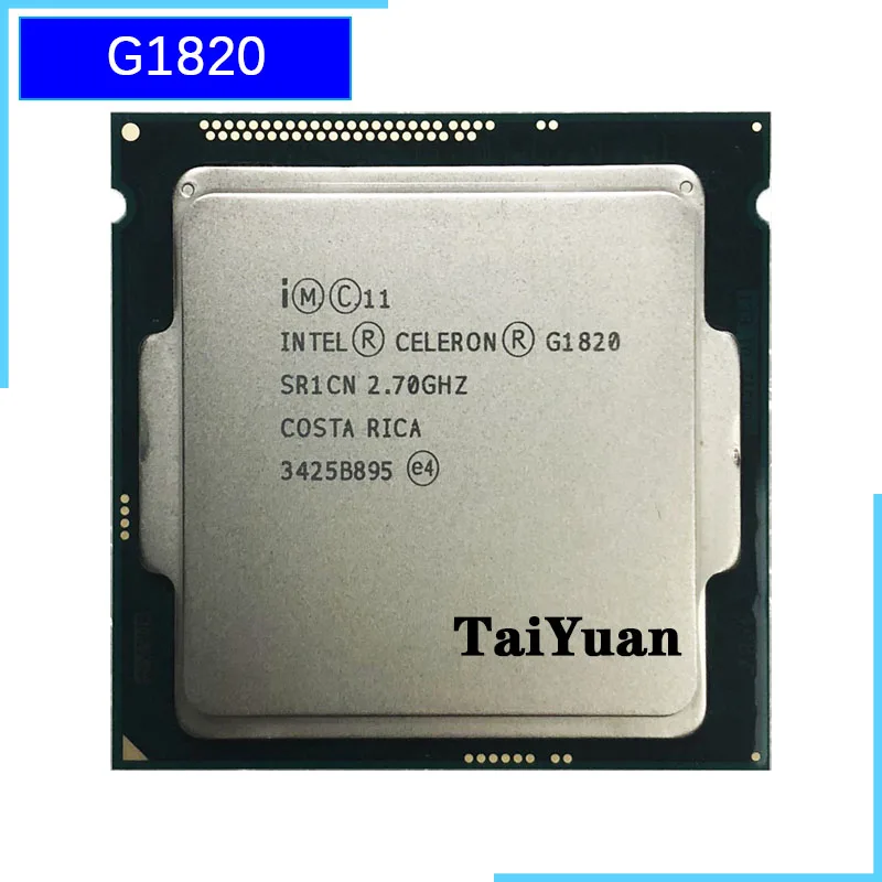 Двухъядерный процессор Intel Celeron G1820 2,7 ГГц 2M 53W LGA 1150