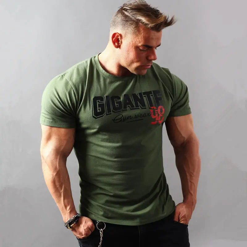 Женская Повседневная одежда для фитнеса Los hombres de manga corta Camiseta gimnasios 2018|Мужские