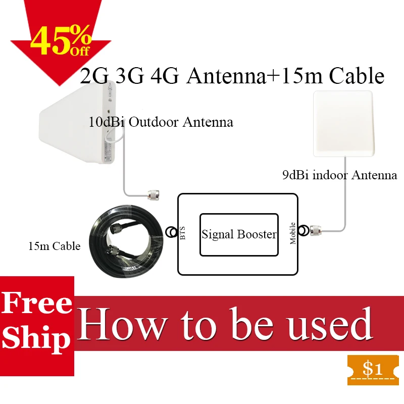 2G 3g GSM DCS LTE 4G антенны для и CDMA WCDMA 800 МГц 900 1800 2600 мобильного сигнала сотовый
