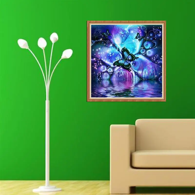 5D Безрамная Алмазная вышивка ручная работа бабочка крестиком ремесла|Алмазная