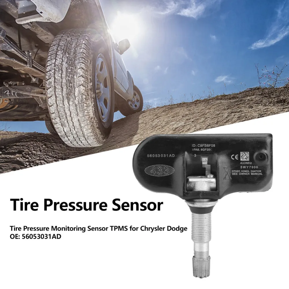 Датчик контроля давления в шинах TPMS для Chrysler Dodge 56053031AD высокий уровень точности и