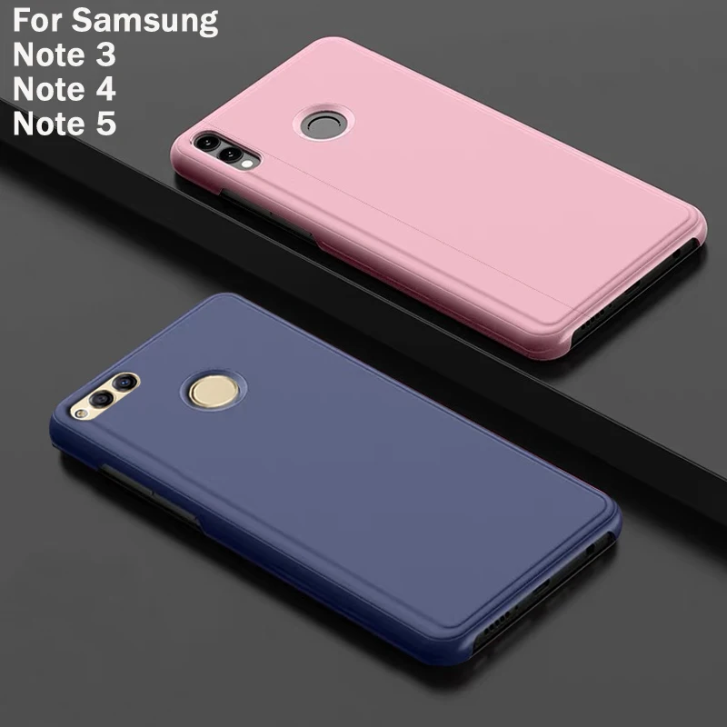 Чехол с откидной крышкой для смартфона чехол Samsung galaxy Note 5 Note5 Note4 4 3 жесткие