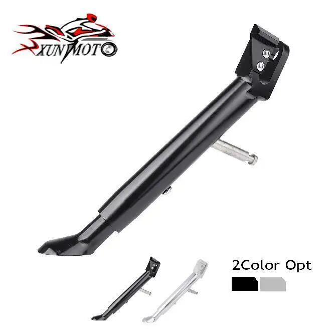 

Motorcycle Black/Chrom Billet Aluminum Adjustable Kickstand Side Stand for 2007-2008 Suzuki GSXR1000