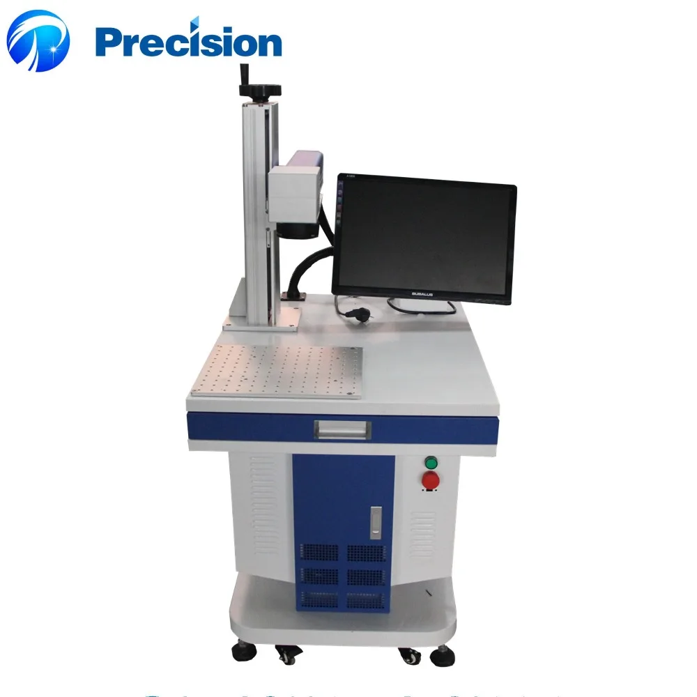 20 Вт волоконно лазерная гравировальная машина маркировка с гальваническим