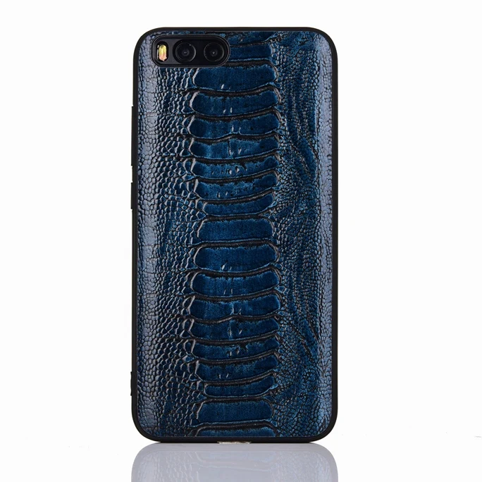 Синий Чехол для телефона для Xiaomi mi 6 mi 6 M6, чехол из натуральной кожи, задняя крышка для телефона для Xiaomi Note 3 Note3 mi Note3 - Цвет: Синий