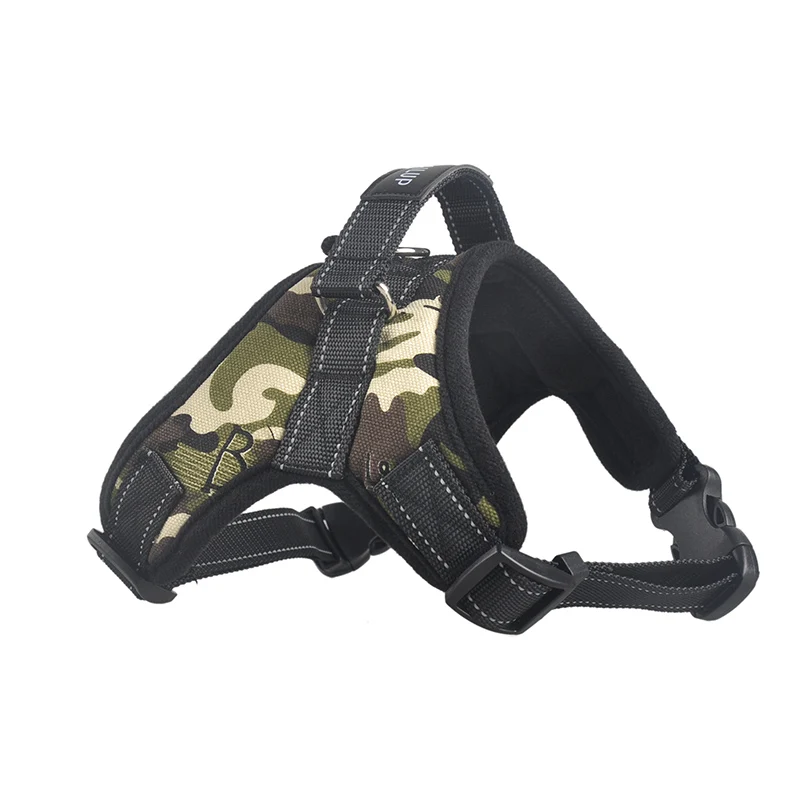 Профессиональный Регулируемый ошейник для собак Леопардовый уличный жилет