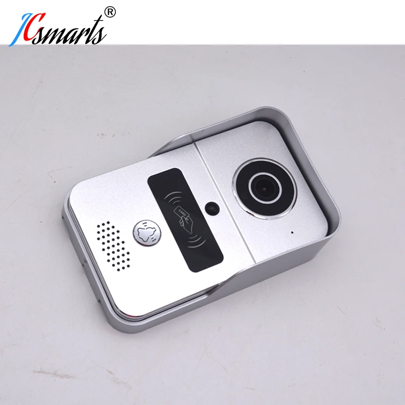 High quality intercom wired wifi video doorbell audio door phone wireless RFID reader wall mounted auto record video in SD card enlarge