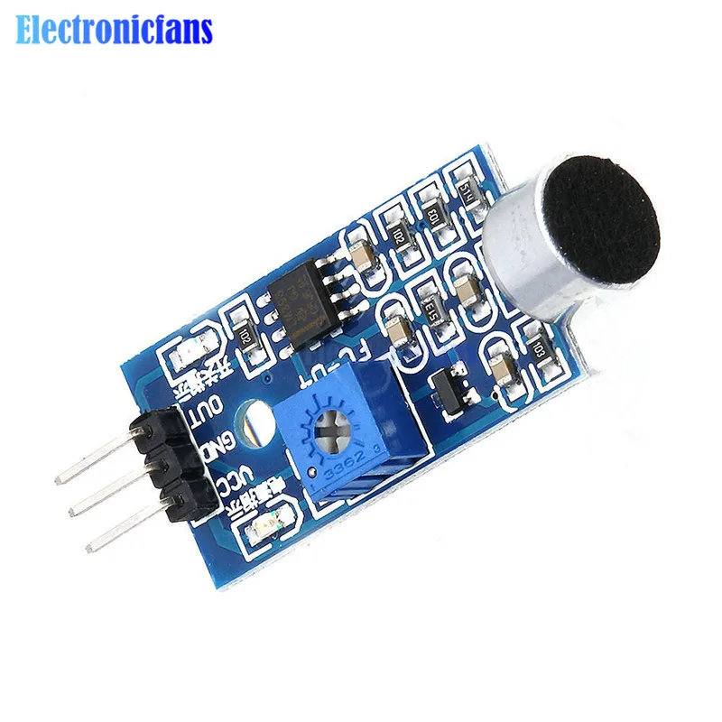 2 шт. микрофонный датчик Высокочувствительный звуковой детектор голосовой