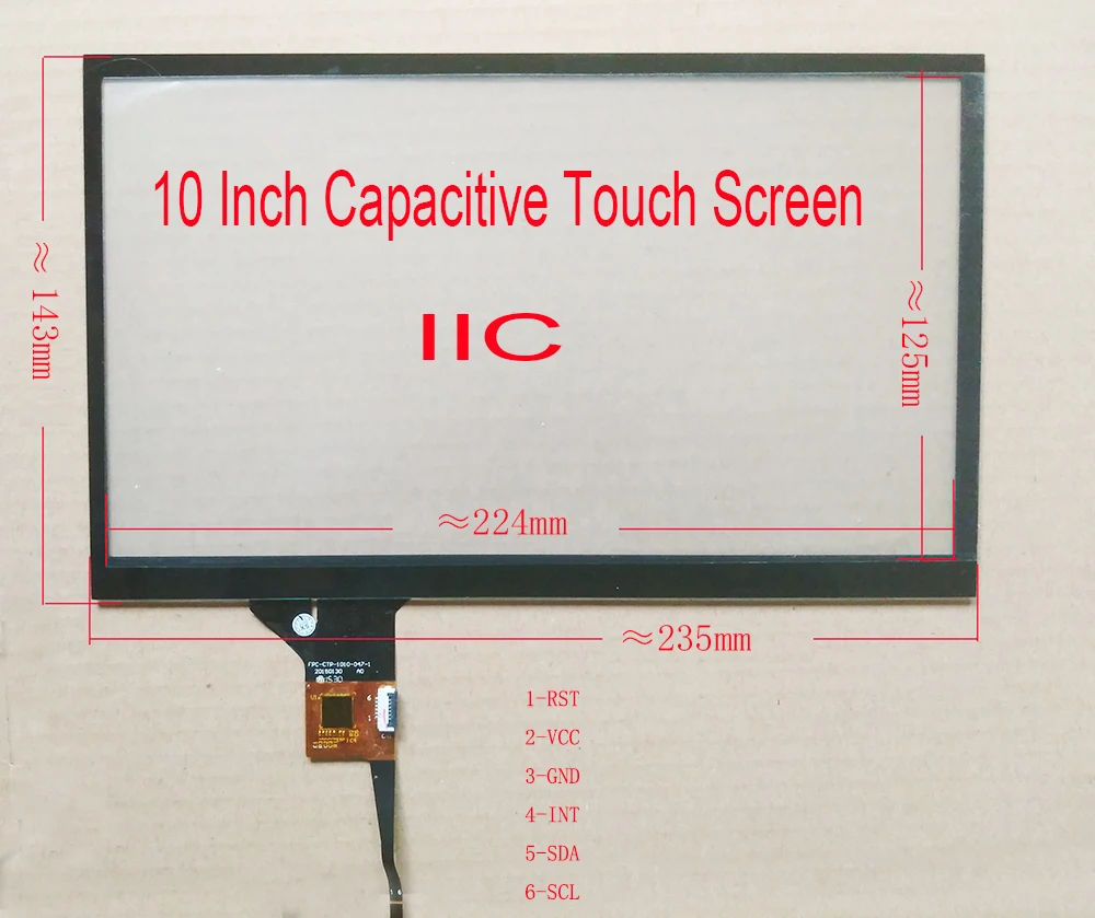 10 1 дюймов Capaivitve Touch для автомобиля DVD НАВИГАЦИЯ Carpc DIY Univesal GT928 6pin Raspberry Android FPC