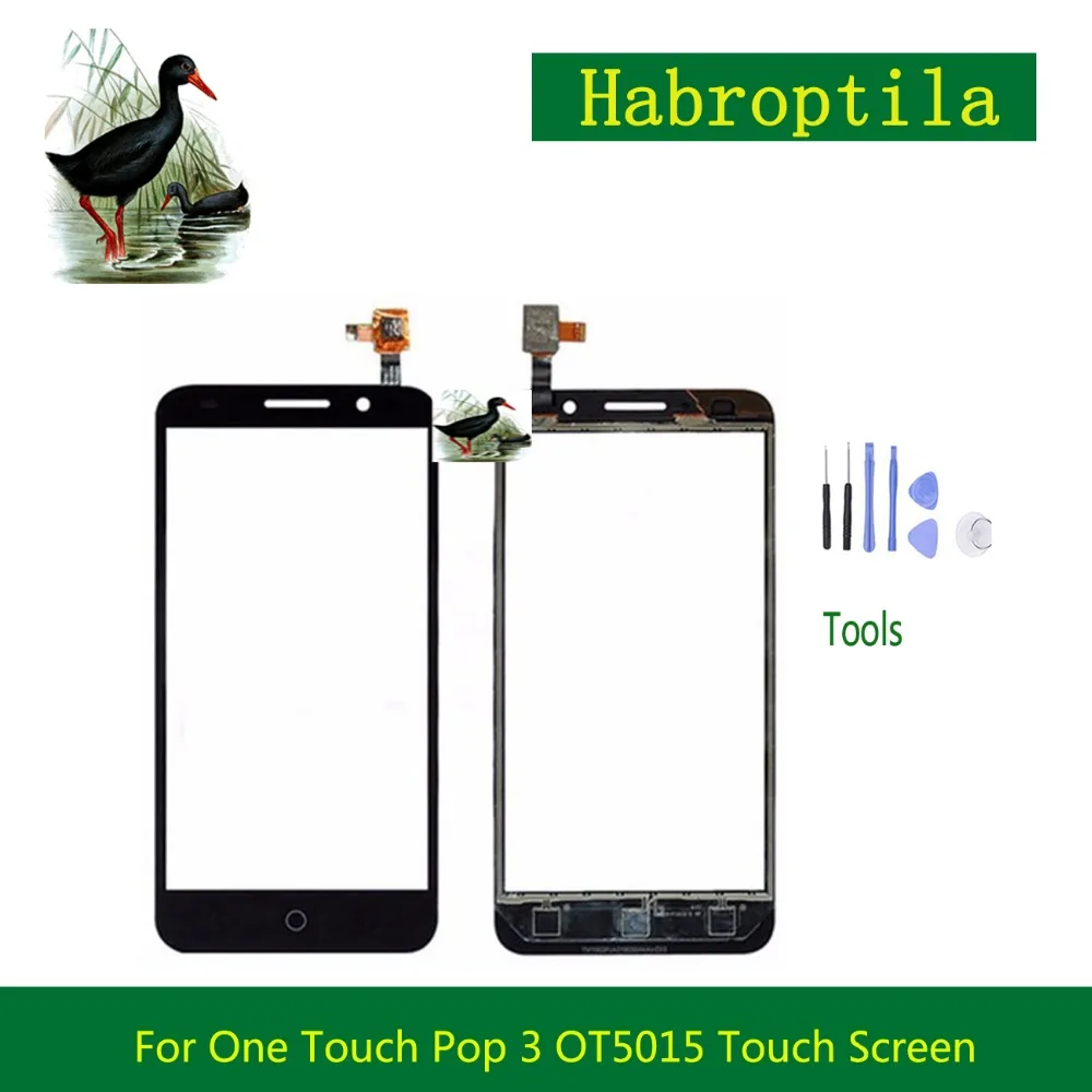 High Quality 5.0&quot For Alcatel One Touch Pop 3 OT5015 5015 5015A 5015D 5015E Panel Screen Digitizer Sensor Outer Glass Lens | Мобильные