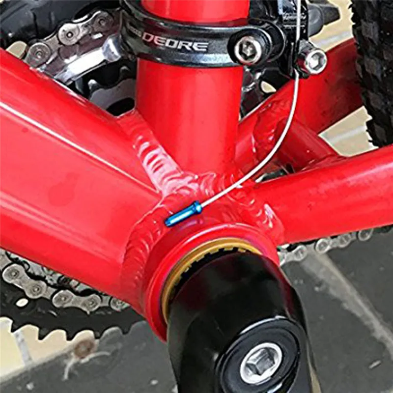 10 Pcs Portable Bersepeda Rem Gear Kabel Ferrule Cap Sepeda Kawat Dalam Paduan Rambut Keriting Penutup Puting Aksesoris Sepeda 4 Warna