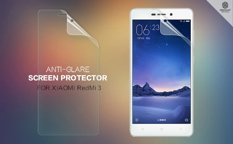 2 шт./лот защита для экрана Xiaomi Redmi 3 и Pro Оригинальная NILLKIN Матовая устойчивая к