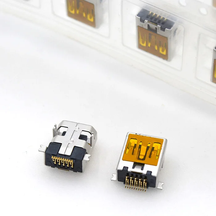 100 шт./лот мини микро USB разъем для зарядного порта гнездо 10 p контактный гнездовой