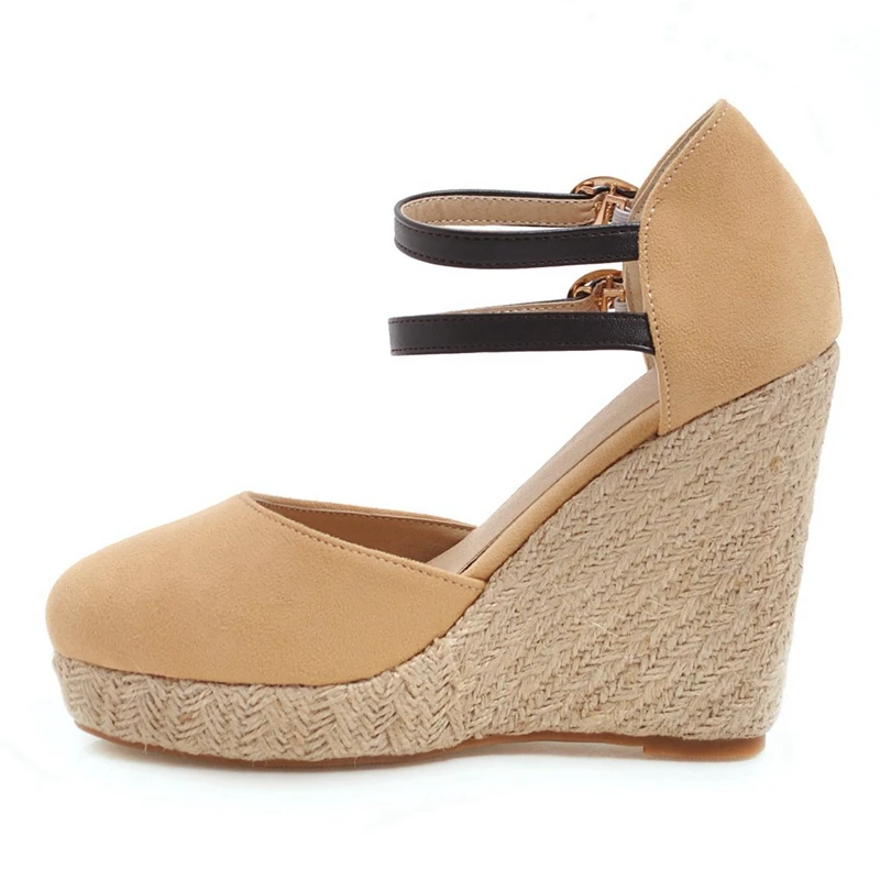 Летняя обувь ASILETO эспадрильи женские босоножки на танкетке сандалии платформе и