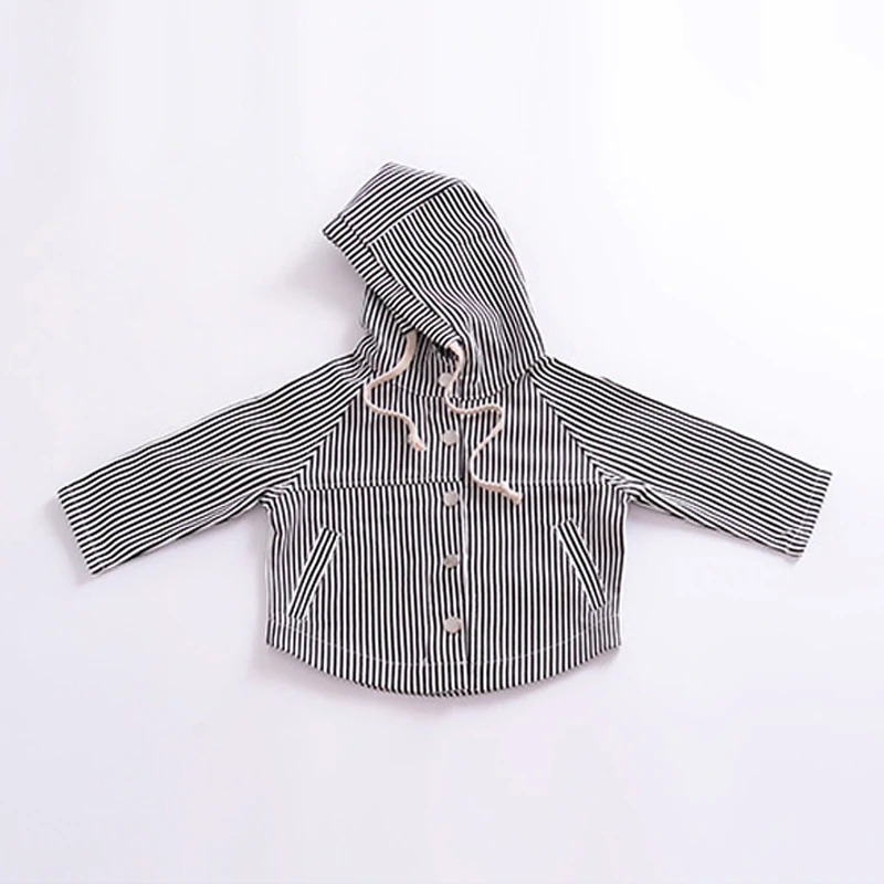 ACE LOVE/Модная весенне осенняя одежда в полоску для маленьких девочек повседневное