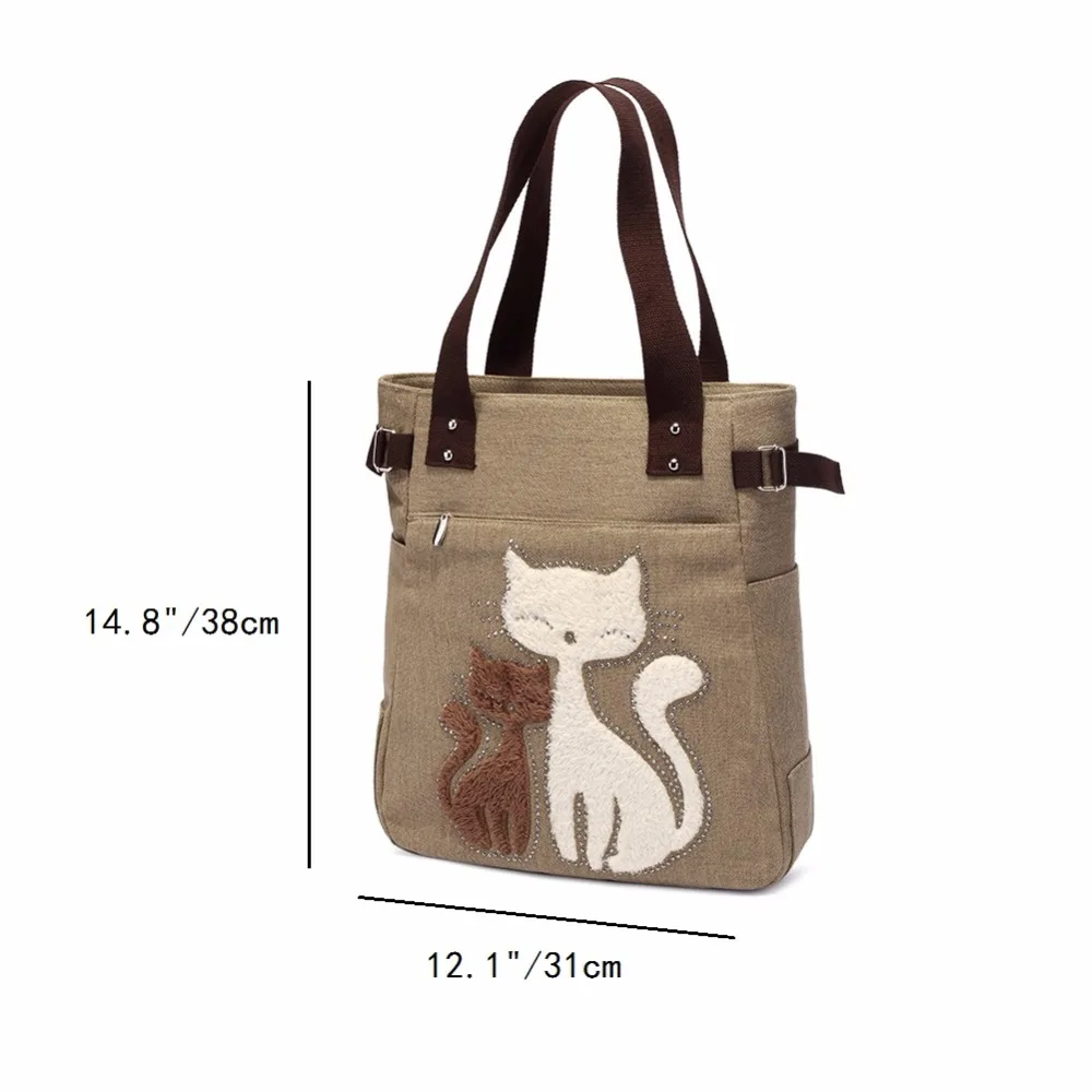 ZENTEII Women Canvas Handbag Tote